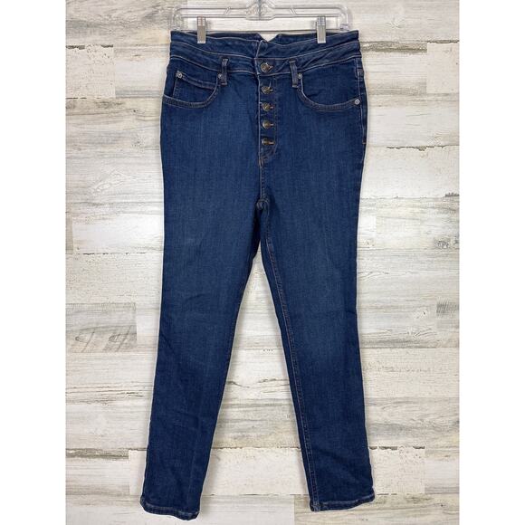 We The Free by Free People Women’s 31 Button Fly High Rise Skinny Jeans - Picture 1 of 7